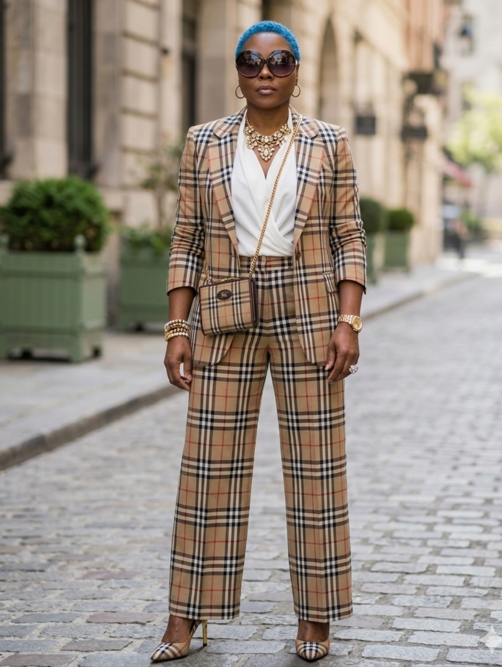 Burberry Classic Vintage Plaid Wallet